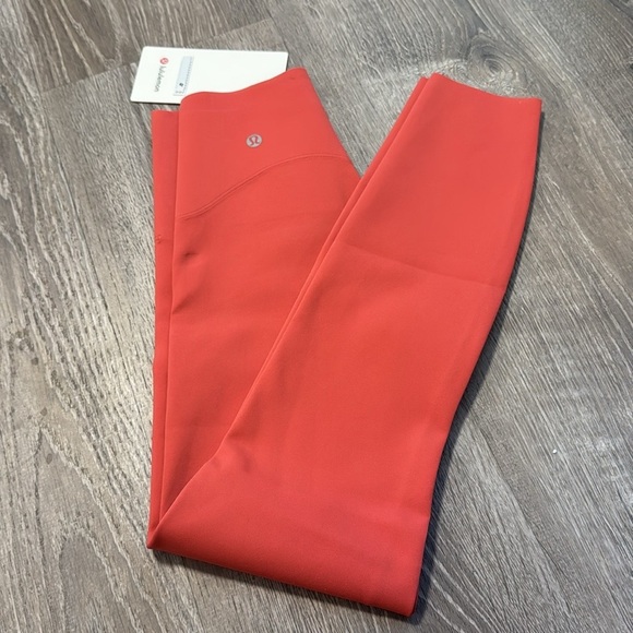 NWT LULULEMON ATHLETICA WOMENS GLOW UP TIGHT 4 DESERT CORAL HI RISE 25” INSEAM - Picture 6 of 8